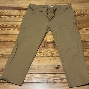Carhartt 5 pocket pant relaxed fit rugged flex canvas Hickory Color 42x30